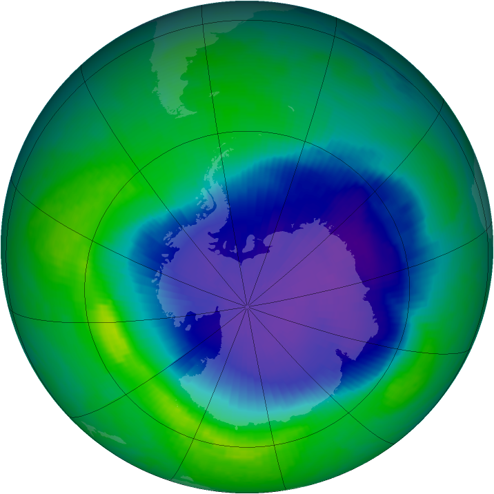Ozone Map 1999-11-07